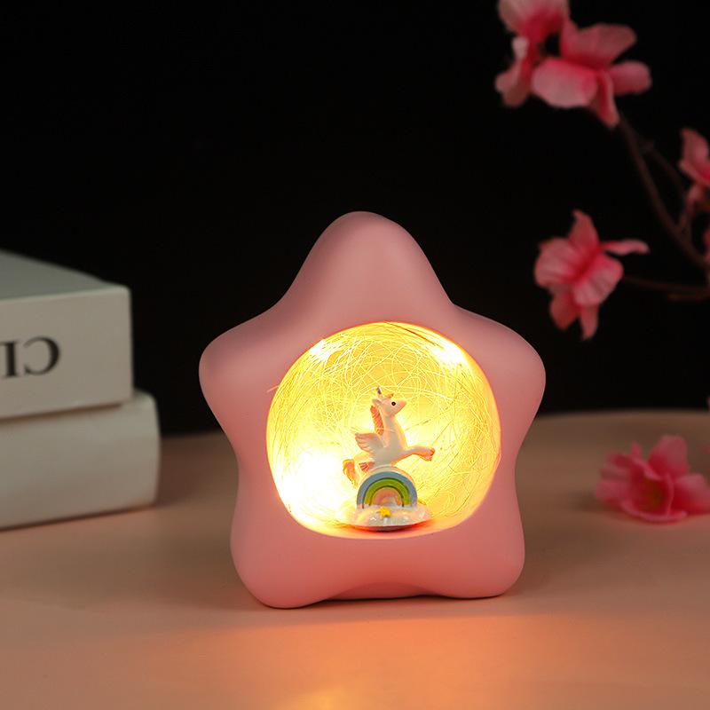 创意独角兽小夜灯 点亮童趣与美的家居好物